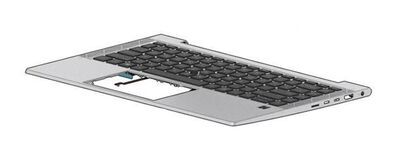 HP - Top Cover W/Keyboard CP+PS FR