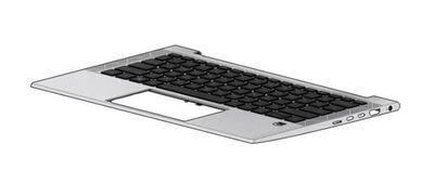 HP - TOP COVER W/KB CP BL NOR
