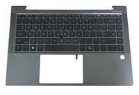 HP - TOPCVR W/KB BL DSC NORDIC