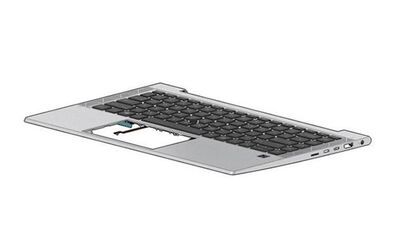 HP - TOPCVR W/KB BL PVCY DSC INTL