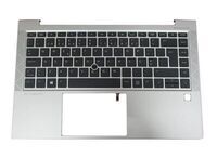 HP - TOPCVR W/KB BL PVCY GR