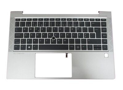 HP - TOPCVR W/KB BL PVCY INTL