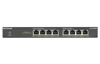 Netgear - 8-PORT GB POE+ FLEX SWITCH
