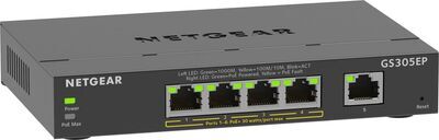 Netgear - 5PT GE Plus Switch W/POE+