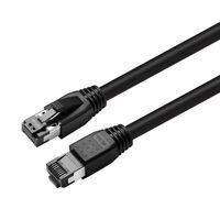 MicroConnect - CAT8.1 S/FTP 1m Black LSZH