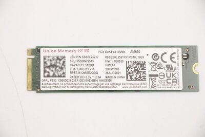 Lenovo - 512GB M.2 2280 PCIe 4.0 x4