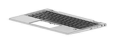 HP - SPS-TOPCOVER W/KB CP SWISS