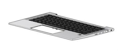 HP - SPS-TOP CVR W/KBDPM CP BL SR