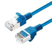 MicroConnect - CAT6A U-FTP Slim, LSZH, 0.25m