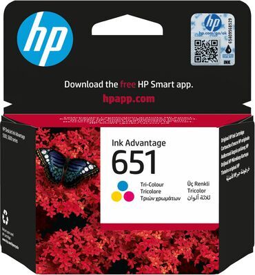 HP - 651 Tri-Color Original Ink