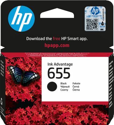 HP - 655 Black Original Ink