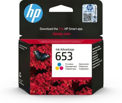 HP - 653 Tri-Color Original Ink