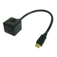 Techly - Video Splitter Cable Hdmi M