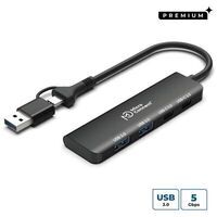 MicroConnect - Premium 4-port USB hub 2x