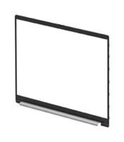HP - LCD bezel with hinge cap for