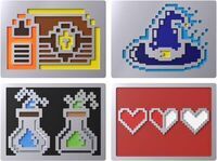 HP - 8-bit magnetic badge kit for