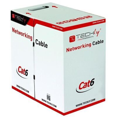 Techly - Networking Cable Grey 305 M