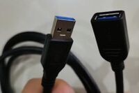 MicroConnect - USB 3.0 A-A 1.8 m M-F, Black