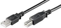 MicroConnect - USB2.0 LSZH A-B 3m M-M, BLACK