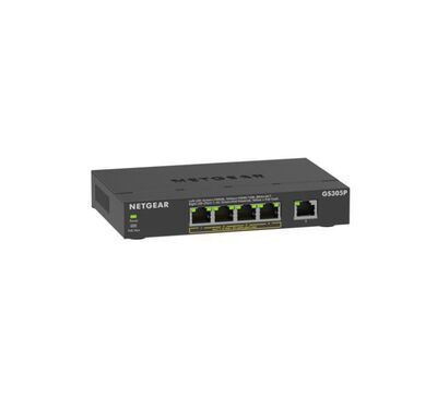 Netgear - GS305Pv3 Unmanaged Gigabit