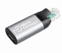 MicroConnect - USB C Female to RJ45 Male