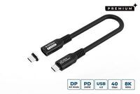 MicroConnect - USB-C to USB-C cable 0,15m