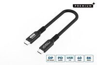 MicroConnect - USB-C to USB-C cable 0,15m