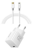 Mercodan - Opladers�t 20W, m. Lightning