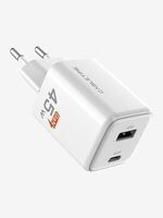 Cabletime - USB-C GaN oplader, 45W, Hvid,