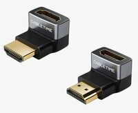 Cabletime - 8K HDMI-adapter 90� vinkel