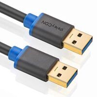 deleyCON - USB 3.0 kabel, 1,0m, USB-A: