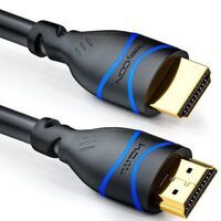deleyCON - HDMI kabel 0,5m sort 1.4,