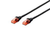 Digitus - Patchkabel KAT6 UTP, Sort,