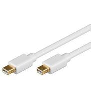 Goobay - Mini Displayport 2,0 m, Hvid,