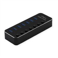 Roline - USB3.2 GEN1 HUB, 7-PORT, WITH