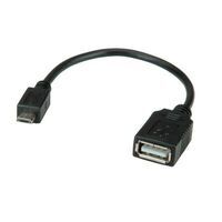 Value - USB2.0 OTG Kabel, 0,15m,
