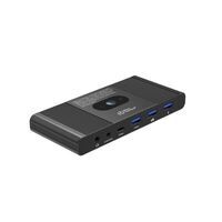 MicroConnect - HDMI & USB-C KVM Switch 2-Port