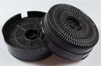 Kohlefilter, Brandt Dunstabzugshaube - 137 mm (2 Stck)