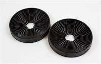 Kohlefilter, Gram Dunstabzugshaube - 159 mm (2 Stck)