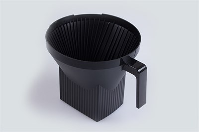 Filtertrichter, Moccamaster Kaffeemaschine - Schwarz (mit viereckigen Boden)