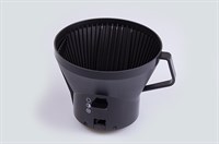 Filtertrichter, Moccamaster Kaffeemaschine - Schwarz (mit rundem Boden)