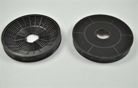 Kohlefilter, Silverline Dunstabzugshaube - 160 mm (2 Stck)