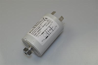 Entstörkondensator, universal Wäschetrockner - 0,47 uF (2 x 0,01 uF + 2 x 1 mH + 1 M	)